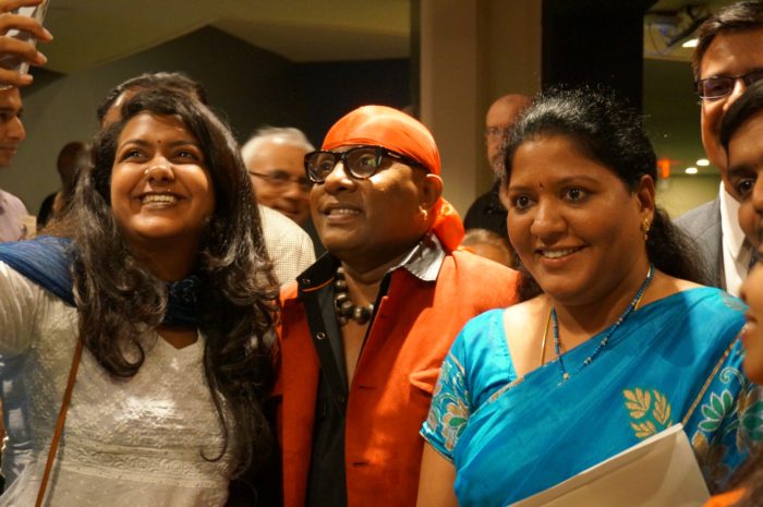 Drums Sivamani and fans taking a selfie